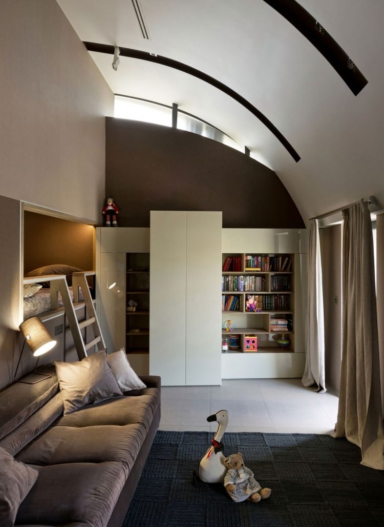 barnrum-modern-inredning-design-pastellfärgad-loftsäng