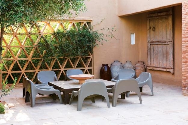 terrass och trädgård design vintage möbler dekoration