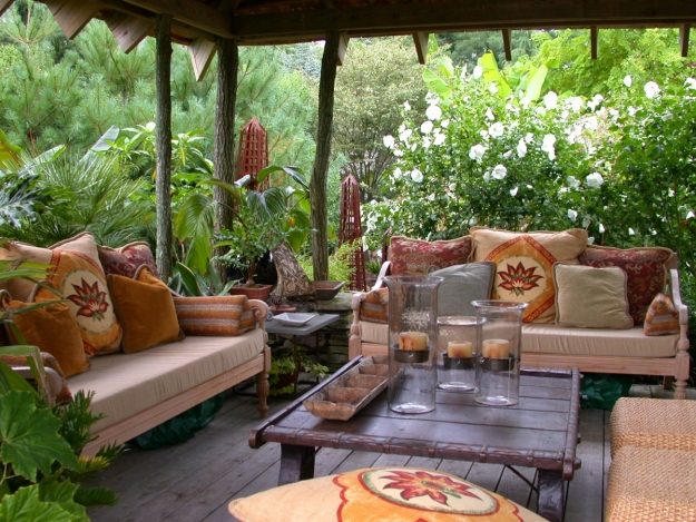 terrass och trädgård designidéer möbler lounge