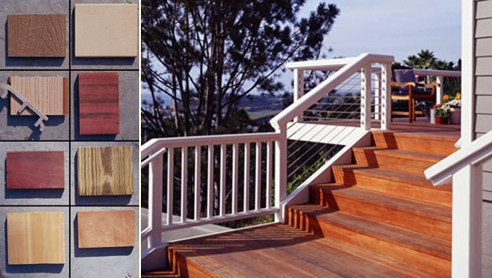 Terrasser bygger material trä fördelar