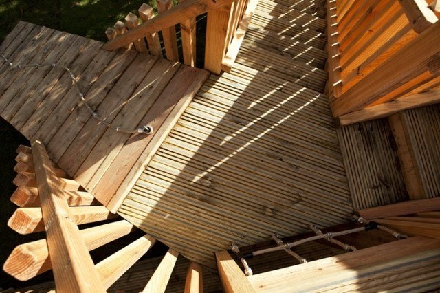 väderbeständig lekplats trädgård terrass golvbrädor trappor