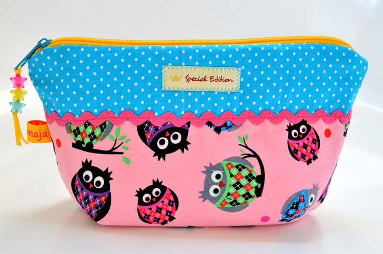 Designa textiletiketter DIY gåvor dekorera kosmetiska väskor