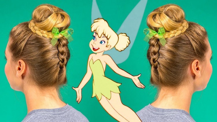 Updo frisyrer för långt hår Instruktioner gör Tinkerbell frisyr själv