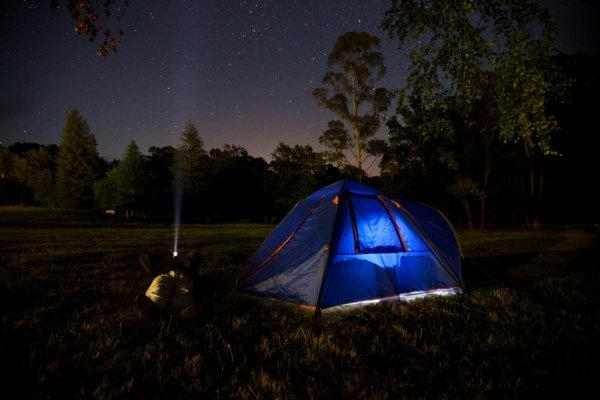Tältbelysning strålkastare LED camping