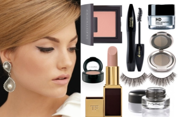 Blush Cheek Makeup Tips -Bröllop -Utomhus- Pulverborste Brud