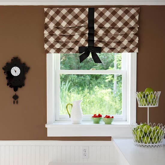 Tips idéer köksfönster gardiner slinga djupare fönsterkarmar