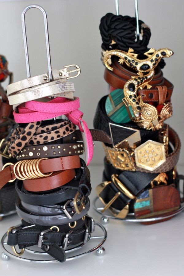 tips för förvaring av smycken idéer armband köksrullstativ