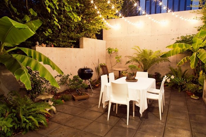 Tips-för-terrass-design-matsal-plats-fairy lampor-exotiska-växter