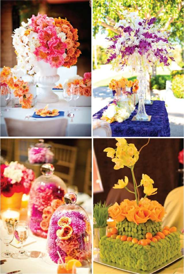 Blommor vid bordet fyra vackra arrangemang idéer bilder