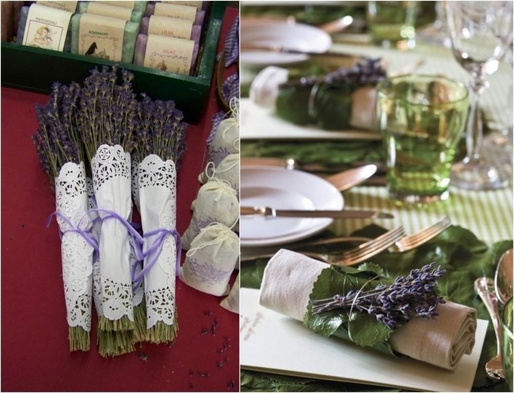 bordsdekoration-lavendel-bunt-doily-rullar