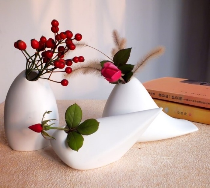 unikt-keramiskt-vas-blomma-set-skrivbord-smycken