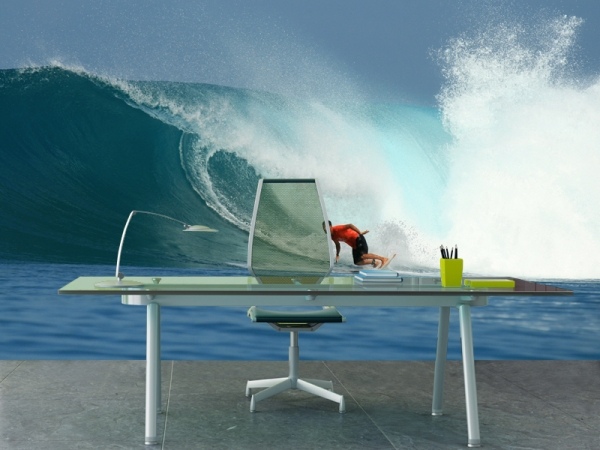 Hemkontor idéer fototapet design fototapet surfmuralmålningar
