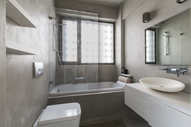 ljudinredning-badrum-idé-modern-diskbänk-tvättskåp