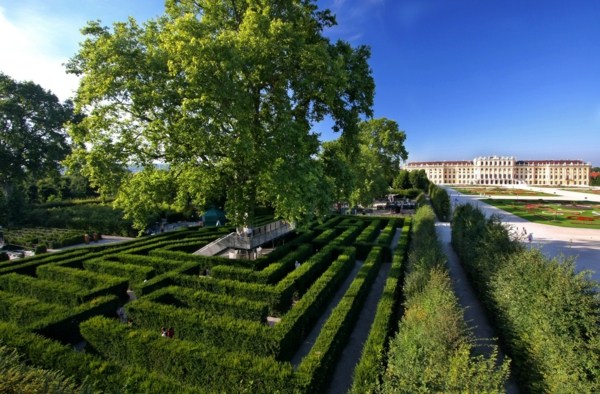 Labyrint Schönbrunn Österrike