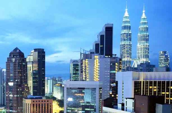 Kuala Lumpur Malaysia Skyline View