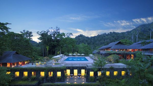 Utomhus Hotell Pool Swimming Pool-In Rainforest-Borneo Datai-Langkawi Malaysia