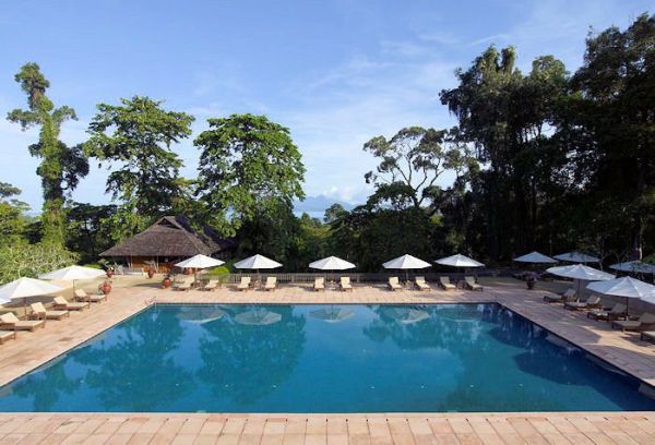 Swimming Pool Retreat Place Hotel Complex Världens bästa lyxpooler-Borneo