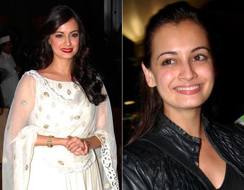 Dia Mirza χωρίς μακιγιάζ 2