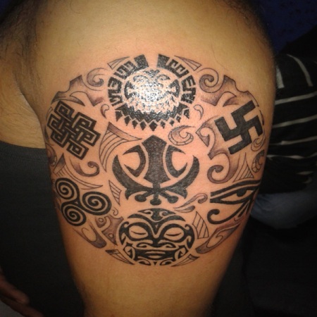Τατουάζ σχεδιάζει μέρη στο Δελχί7
