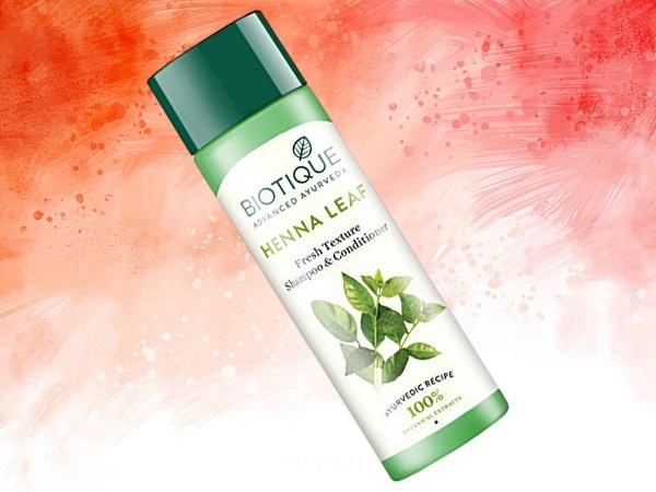 Biotique Henna Leaf Fresh Texture Shampoo and Conditioner