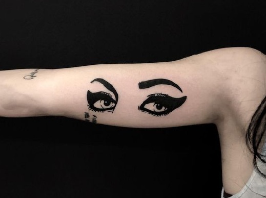 Τατουάζ Amy Winehouse Teardrop