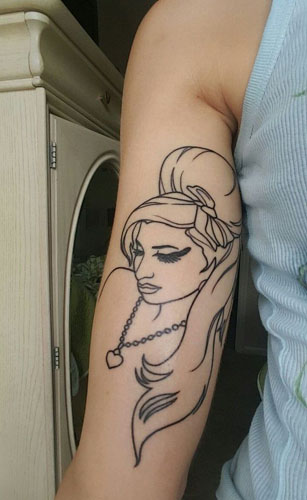 Σχέδια τατουάζ Amy Winehouse 4
