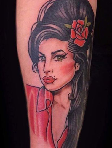 Σχέδια τατουάζ Amy Winehouse 6