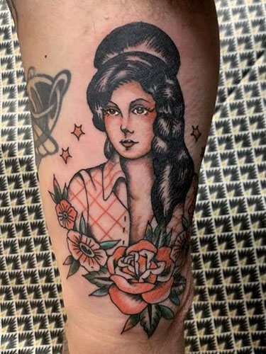 Σχέδια τατουάζ Amy Winehouse 8