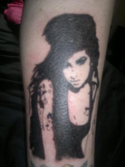 Απλό τατουάζ Amy Winehouse