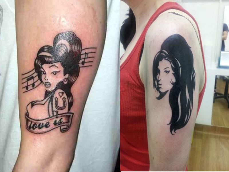 Σχέδια τατουάζ Amy Winehouse