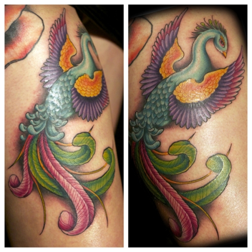 Σχέδιο τατουάζ Rainbow Birds