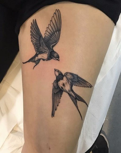 Σχέδια τατουάζ πουλιών με εικόνες 6
