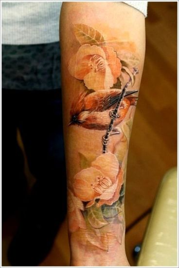 Χαρτί τατουάζ πουλιών