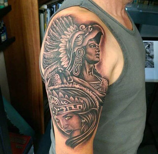 Καλύτερα σχέδια τατουάζ Aztec 7