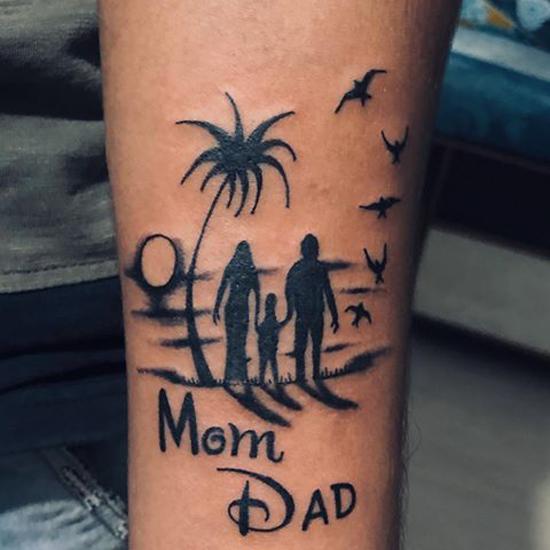 Isä -tatuointimallit miehille ja naisille 2