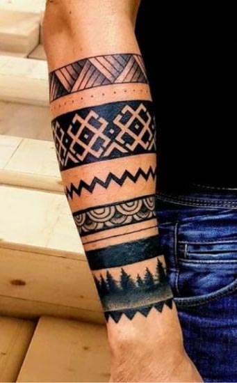 Hullu Tribal Arm Tatuoinnit 2