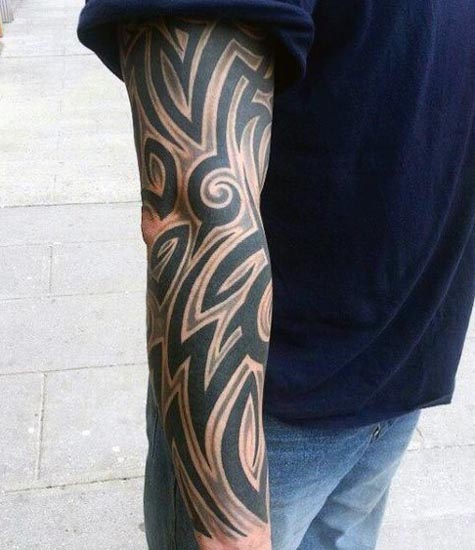 Hullu Tribal Arm Tatuoinnit 4