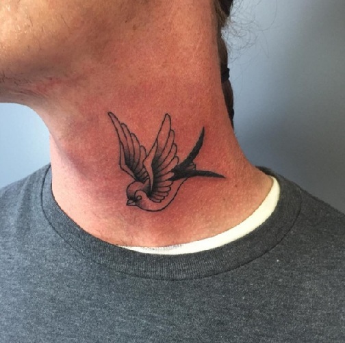 Νέο σχέδιο τατουάζ Sparrow Bird