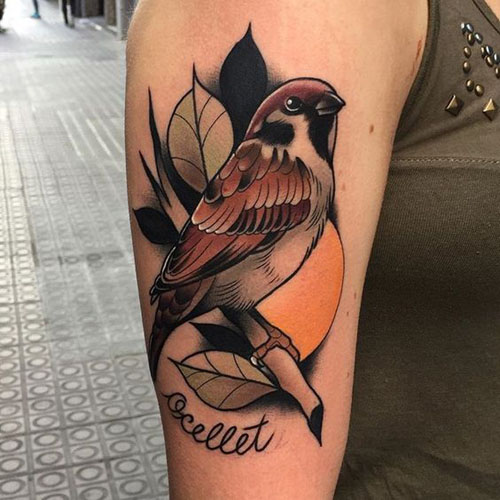 Τατουάζ Sparrow που σημαίνει και σχέδια 10