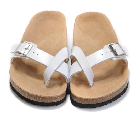 Birkenstock White Flip Flop Naisten sandaalit