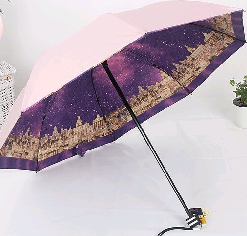 Πτυσσόμενες ομπρέλες προστατευμένες με υπεριώδη ακτινοβολία