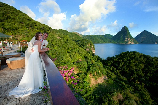 Häämatkapaikat nuorille pariskunnille-St.Lucia