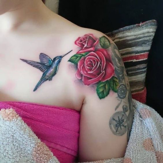Σχέδια τατουάζ Hummingbird 7