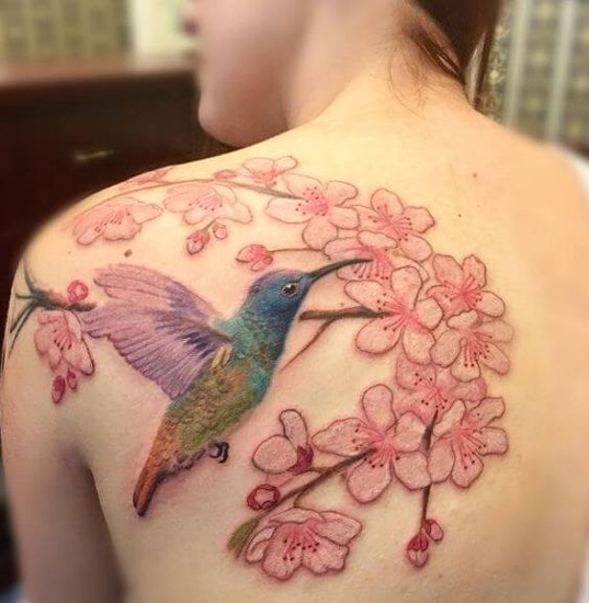 Σχέδια τατουάζ Hummingbird 9