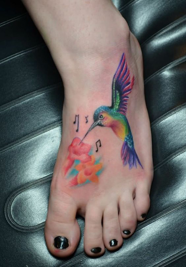 Σχέδια τατουάζ Hummingbird 10