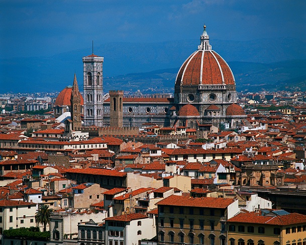 Firenzen Italian matkailukohteet