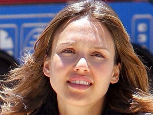 Jessica Alba ilman meikkiä 1