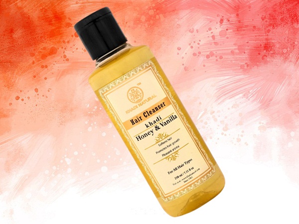 Khadi Naturals hunajan ja vaniljan hiustenpuhdistusaine