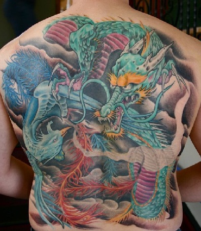Τατουάζ Dragon Phoenix