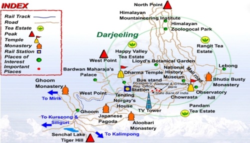 darjeeling-τουριστικά-μέρη